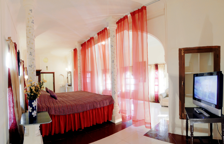 LCD T.V and Tea/Coffee maker in the Room