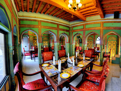 Dining Hall at Raja Mahal